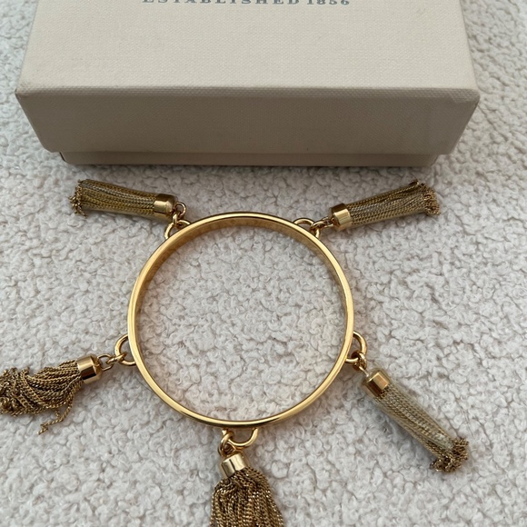 Brand new Burberry gold tassel bangle - Picture 2 of 4